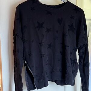 Rails Black Textured Knit Top